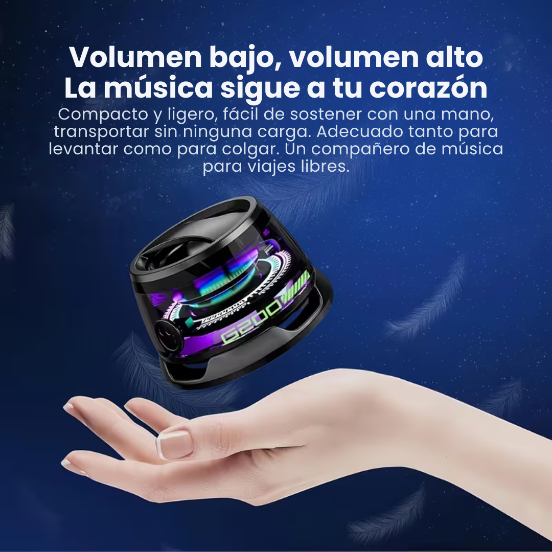 MagniSound™ – Enceinte Bluetooth magnétique portable avec lumière RGB