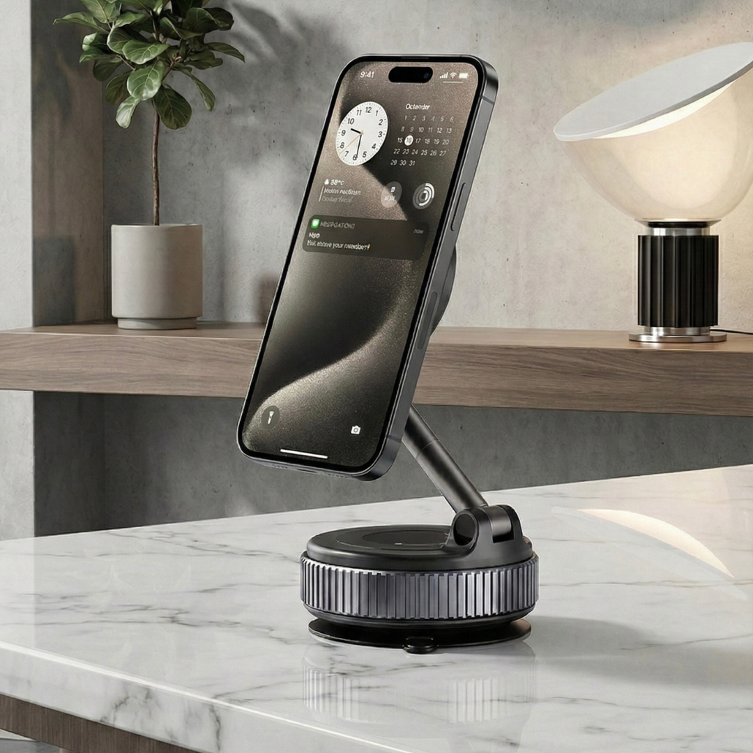 MagnoBase™ | Soporte Magnético 360° para Cualquier Superficie