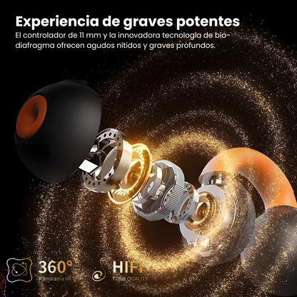 SoundWave™ – Écouteurs Bluetooth à conduction osseuse pour le sport