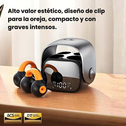 SoundWave™ – Écouteurs Bluetooth à conduction osseuse pour le sport