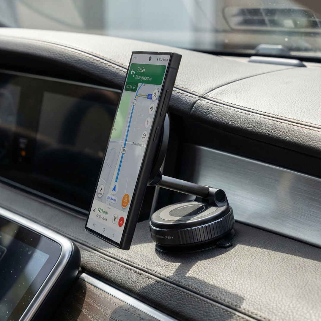 MagnoBase™ | Soporte Magnético 360° para Cualquier Superficie