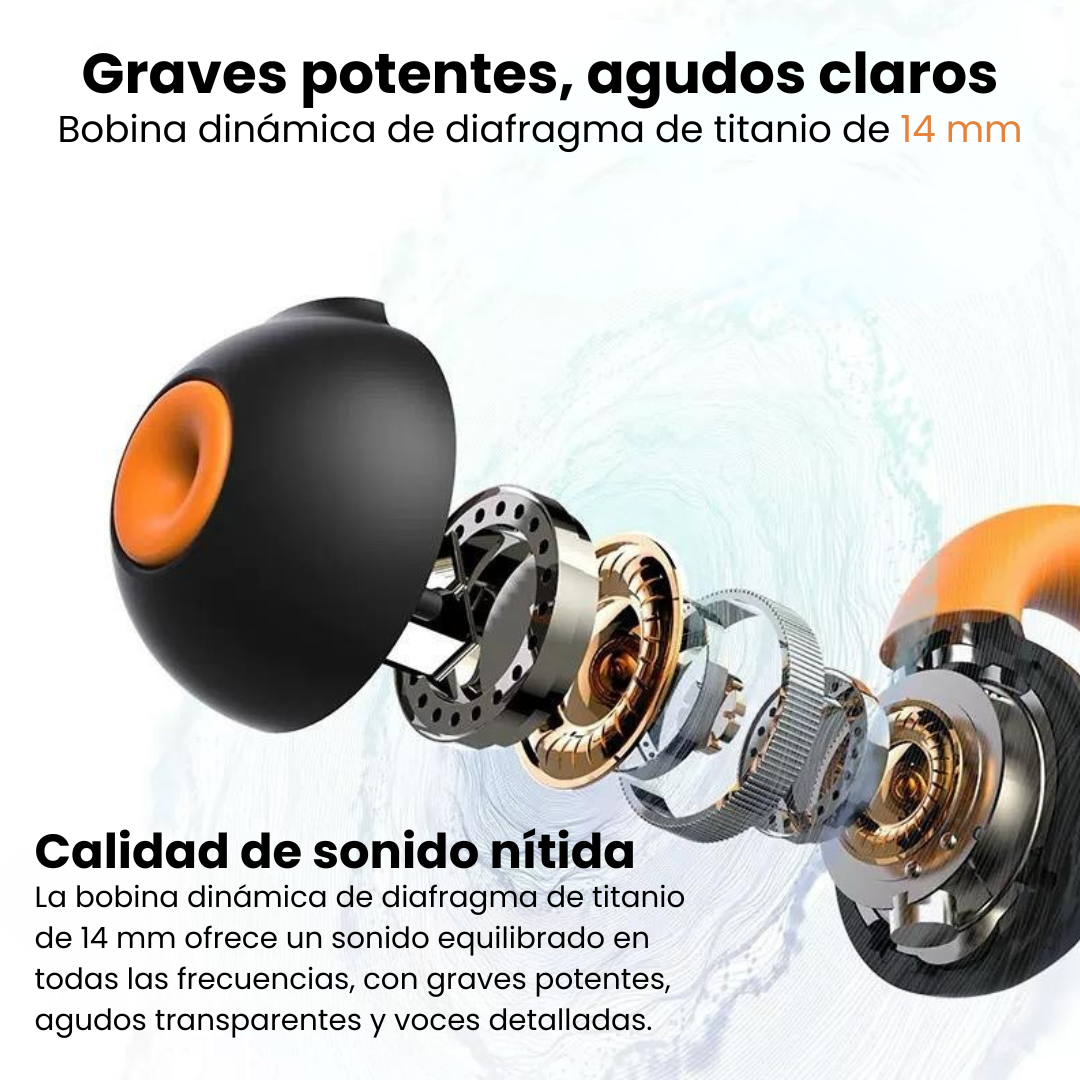 SoundWave™ – Écouteurs Bluetooth à conduction osseuse pour le sport